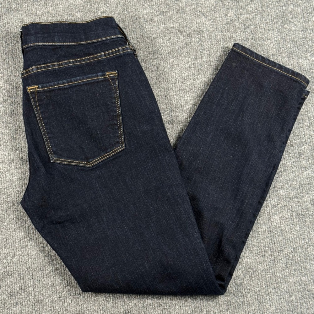 Retro Banana Republic 25 0 Low‎ Rise Rinse Skinny Jeans Dark Wash Denim 26x27